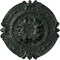 Ekena Millwork Southampton Ceiling Medallion (Canopies up to 2 3/4"), 16 3/8"OD x 1 3/4"P, Painted Turtle Crackle CM17SOPTC - alternate 1